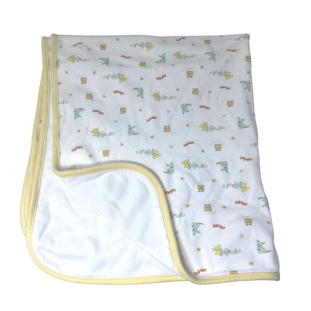 Carters Child of Mine Cotton Receiving Blanket Koala Kangaroo Owl 2006‎